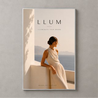 NUEVA Caja de luz LED A4, Plata. SIN IMPRESIÓN