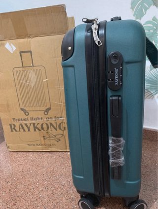 Maleta de viaje RAYKONG verde oscuro
