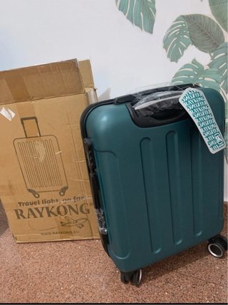 Maleta de viaje RAYKONG verde oscuro