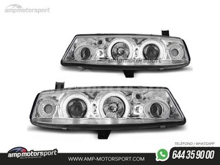 FAROS DELANTEROS OJOS DE ANGEL PARA OPEL CALIBRA