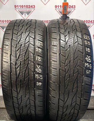 225 55 18 V CONTINENTAL RUEDA AL 90% VIDA UTIL