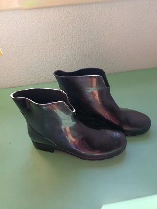 Botas de agua azul marino