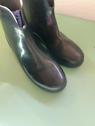 Botas de agua azul marino
