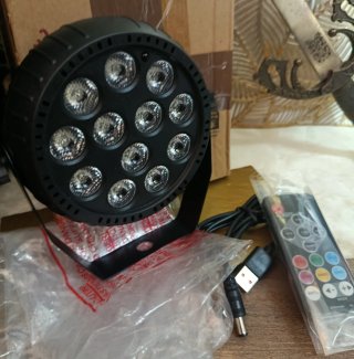 Foco Par LED RGB Disco Recargable Nuevo