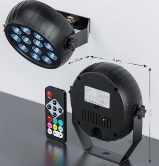 Foco Par LED RGB Disco Recargable Nuevo