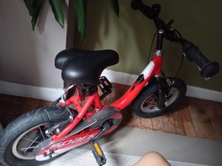 Bicicleta infantil Roja