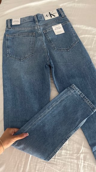 Pantaloni Calvin Klein Jeans Slim Blu Nuovi