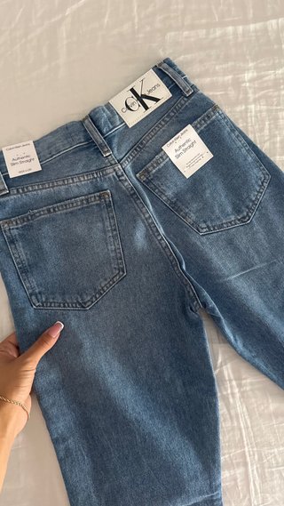 Pantaloni Calvin Klein Jeans Slim Blu Nuovi