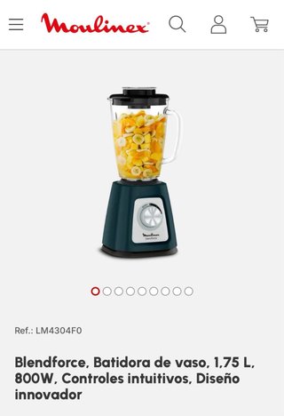 Batidora Moulinex Blendforce Glass 1.75L