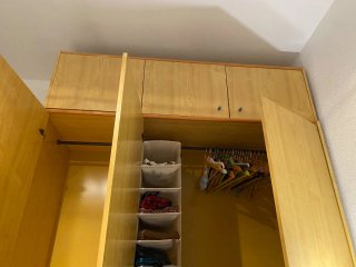 Armario de madera dormitorio Estanteria y escritor