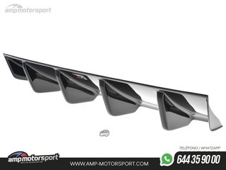 DIFUSOR TRASERO AUDI RS3 8V 2017-- NEGRO BRILLO