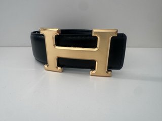 Cintura Hermès H Oro Nero