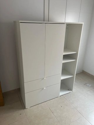 Mueble de almacenaje VIHALS IKEA blanco