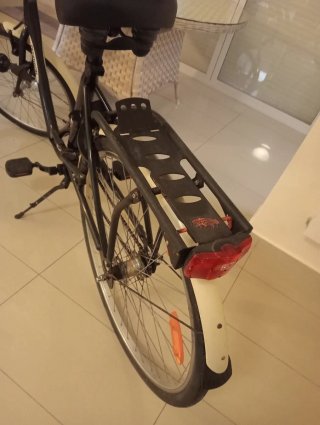 Bicicleta Paseo Decathlon Negra