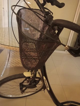 Bicicleta Paseo Decathlon Negra