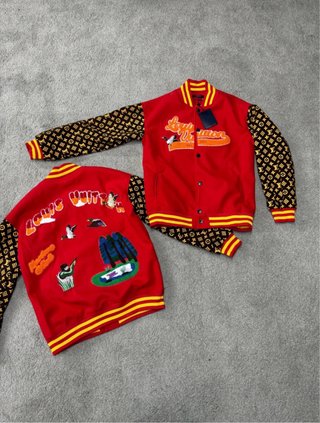 Chaqueta Louis Vuitton Multicolor Roja