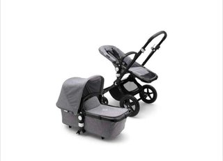 Silla de paseo y capazo gris