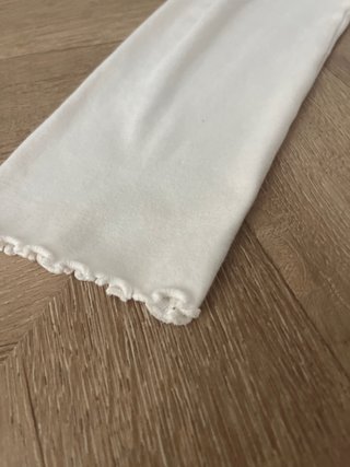 Camiseta blanca manga larga chica