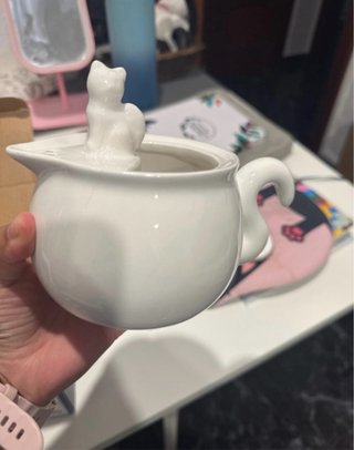 Tetera y taza para pintar