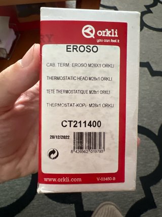 Pack 12 Válvulas Termostáticas ORKLI
