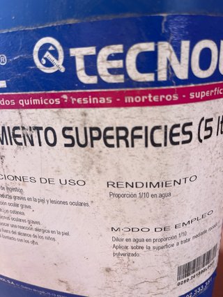 Tratamiento superficies tecnol 5 litros