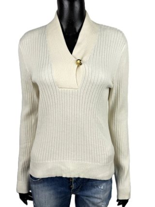Maglione Lauren Ralph Lauren Donna M Avorio Cotone