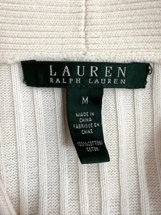 Maglione Lauren Ralph Lauren Donna M Avorio Cotone