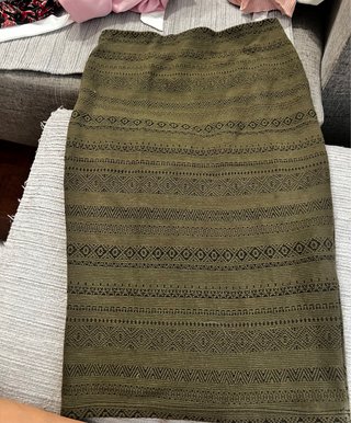 Falda tubo Bershka negra talla M