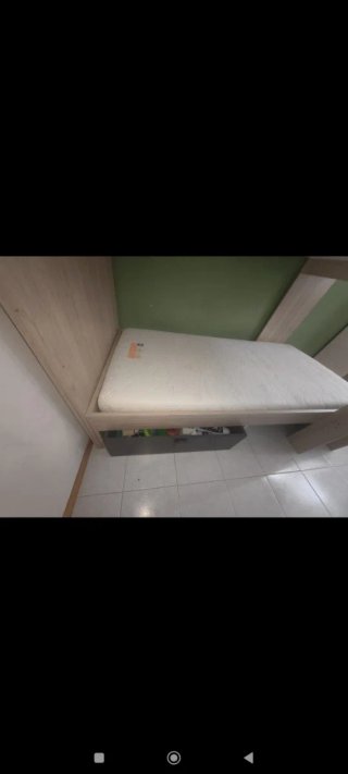 Cama Litera Infantil de madera clara