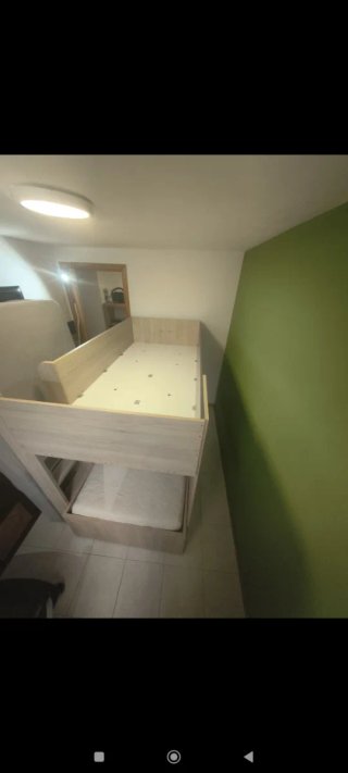 Cama Litera Infantil de madera clara