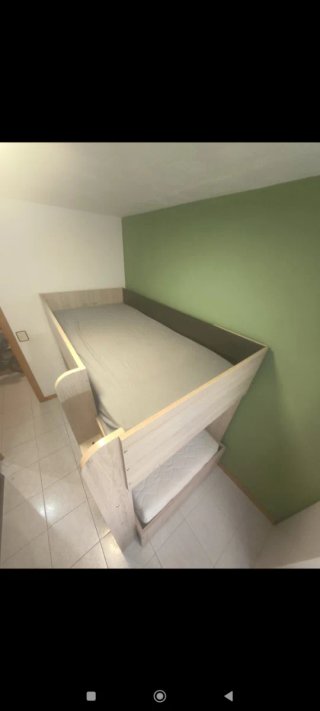 Cama Litera Infantil de madera clara