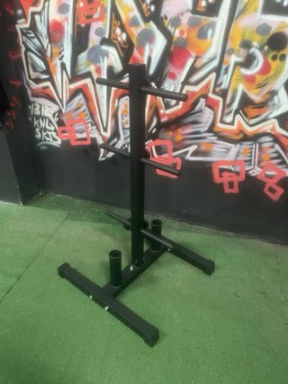 Soporte para discos olímpicos