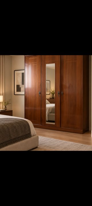 Armario ropero 3 puertas madera