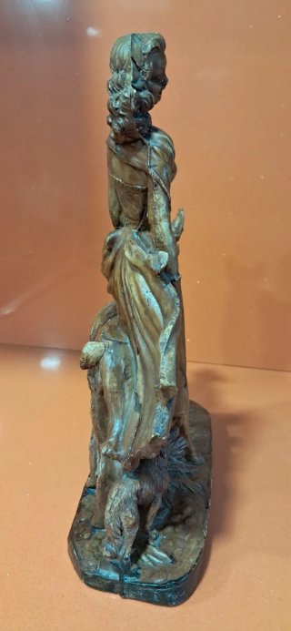 Figura Dama con Perros A.Santini