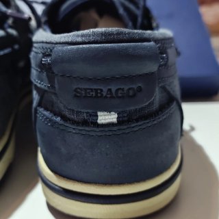Scarpe Sebago Docksides Blu in pelle