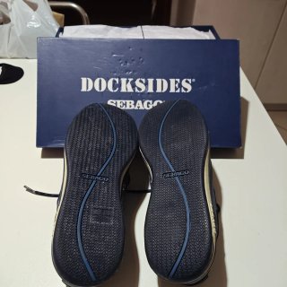 Scarpe Sebago Docksides Blu in pelle