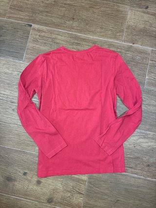 Camiseta LOSAN manga larga roja con estampado