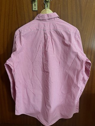 Camisa Ralph Lauren Cuadros Rosa Talla L