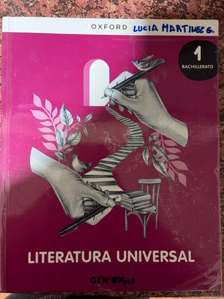 Literatura Universal 1º Bachillerato. Libro del...