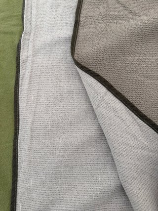 Coperta piquet 100% cotone beige, 220X260