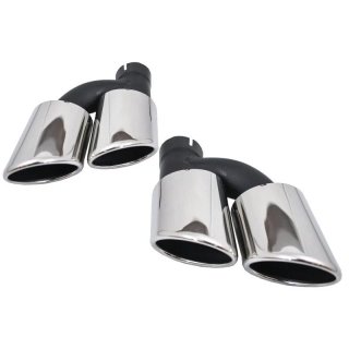 Difusor trasero tipo S4 para Audi A4 B8 Sedan Avan