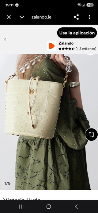 Bolso Bombonera Victoria Hyde Piel Beige
