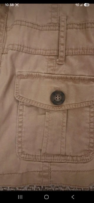 Chaqueta Abercrombie & Fitch Beige Talla M