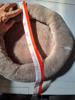 Lettino per gatti beige/marrone