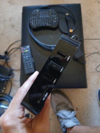 MXQ PRO 4K Leelbox TV Box + Mando + Teclado