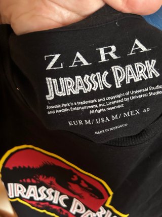 Camiseta Jurassic Park Estampada Hombre