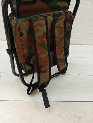 Taburete plegable grande camping con mochila 15L