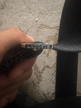 Borsello Lacoste Bianco mai usata