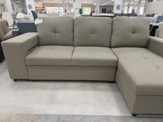 Sofá cama chaise longue con arcón