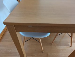 Mesa Comedor Extensible 140cm + 6 Sillas